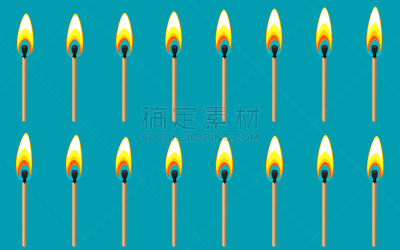 卡通,火柴,蓝色背景,热,脚踏车,床单,棍,燃烧,行动,站