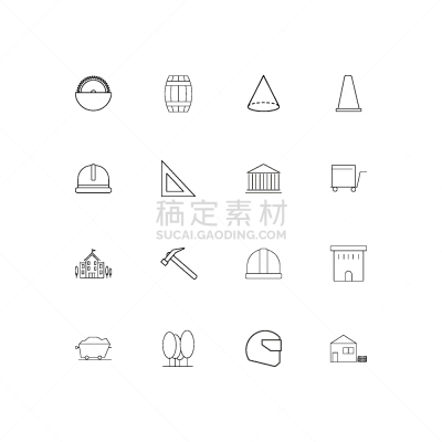 直的,建筑业,计算机图标,建筑体,房地产,手摇车,三角板,矢量,树