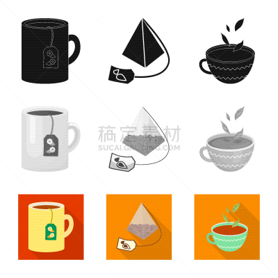 标志,健康食物,三角形,绿色,黑色,瓷器,设计,布置,花,收集