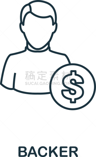 轮廓,细的,计算机图标,成一排,商务,主动,人,机敏,概念,沟通