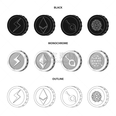 分离着色,图标,一个物体,银行业,商务,波纹,部分,收集