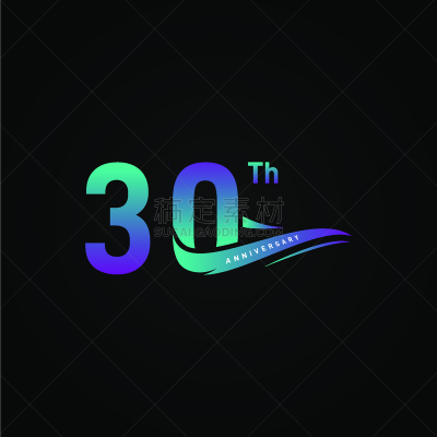 周年纪念,数字,山,机遇,缎带,数字30,商务,请柬,事件,华贵