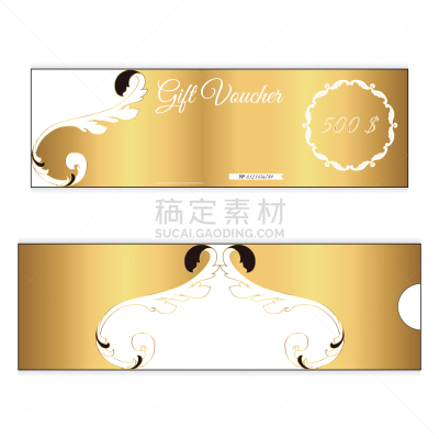 高雅,礼券,金色,白色,商务,黄金,优惠券,票,促销,奖励
