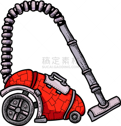 图像,动画片,真空吸尘器,可爱的,传统,地毯,清洁工,小毯子,粒子,绘制