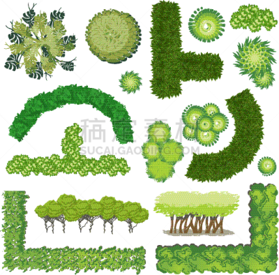 植物群,建筑,反差,分离着色,鸡尾酒,自然,景观设计,公园,树,布置