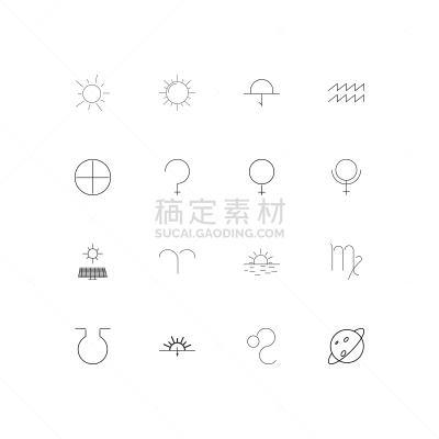 轮廓,直的,星座,计算机图标,水瓶座,斯尔瑞兹,白羊座,图像,矢量,太阳能电池板