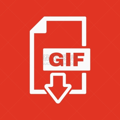 GIF动图,图标,平坦的,文件,概念,技术,图像,下载