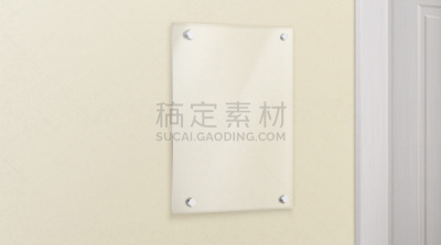 围墙,矢量,玻璃,名牌,商务,空的,视点,塑胶,压克力玻璃,模板