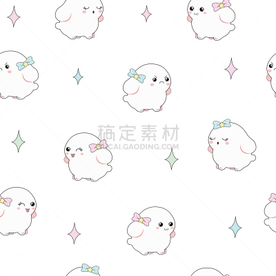 可爱的,小狗,四方连续纹样,星形,白色,儿童,婴儿,女孩,柔和色,纺织品