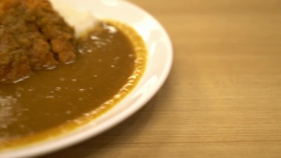 咖喱饭配猪排