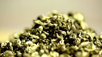 绿茶。拼贴。