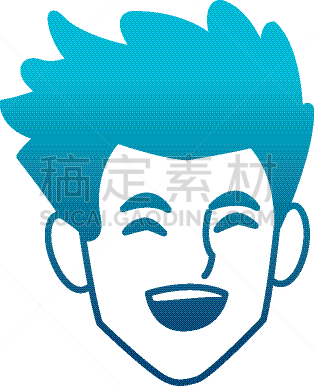 男人,人的脸部,卡通,可爱的,商务,人,概念,肖像,图像,微笑