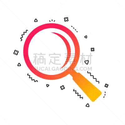 标志,迅速变焦效果,图标,玻璃,放大镜,焦点,菜单,几何形状,联系