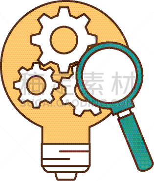 灵感,电灯泡,自行车齿轮,小规模的放大,华丽的,商务,光亮,技术,证章,点燃
