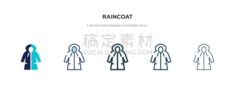 雨衣,时尚,两只动物,图标,个性,轮廓,衣服,自然,篮子,季节