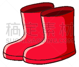 红色,靴子,一对,白色背景,衣服,红鞋,图像,鞋子,艺术,无人
