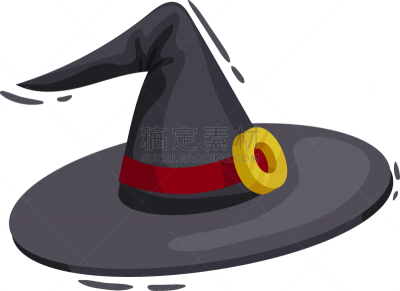 巫婆帽,艾滋病警示丝带,白色背景,传统,十月,怪异,飘然,纺织品,饰头巾