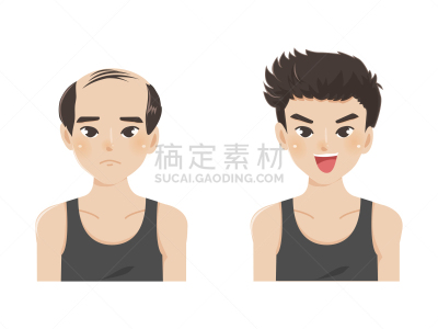 男人,非全秃,悲哀,男性美,幸福,商务,损失,自然美,头发,发型