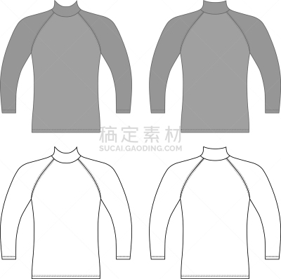 袖子,拉格伦堡,长发,接缝,简单背景,模板,女人,市场营销,剪影