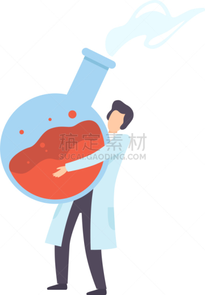 科学家,烧瓶,男性,生物学,健康保健,专业人员,生物科技,技术,设备用品,运送