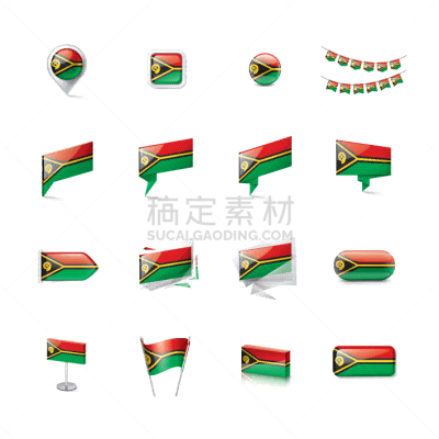 绘画插图,矢量,白色背景,国内著名景点,瓦努阿图,背景,身份,丝绸,符号,图像