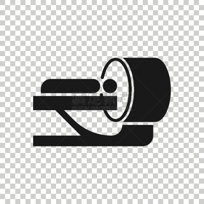 放射科专家,绘画插图,mri扫描仪,ct检查,计算机图标,矢量,背景聚焦,商务,白色,扁平化设计