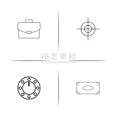 直的,物联网,计算机图标,矢量,校准仪,图像,标志,公文包,石洞壁画