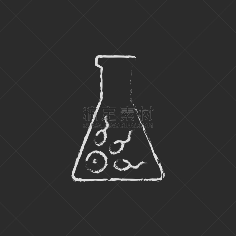 人工授精,计算机图标,粉笔,白色,生物学,黑板,图像,矢量,绘制