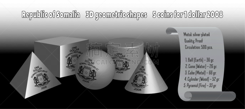 索马里,三维图形,数字,球体,单词,灰色,布置