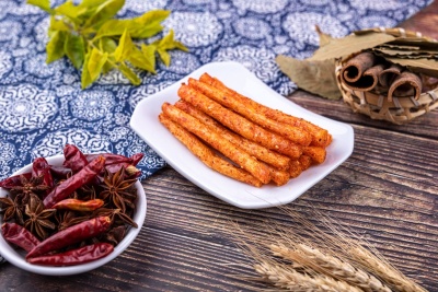 美食系列写实辣条辣片