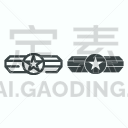 一个物体,证章,绘画插图,白色,星形,轮廓,符号,计算机图标,数字10,矢量