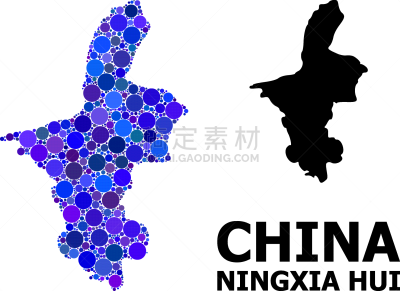 宁夏回族自治区,圆形,蓝色,镶嵌图案,球体,一个物体,几何形状,顺化,自立