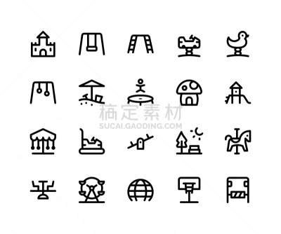 游乐场,计算机图标,线条,车轮,体操,吊环,游戏杠,公园,户外,跷跷板