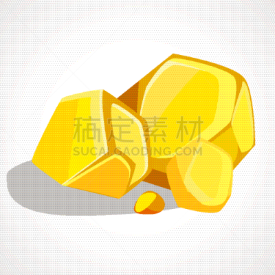黄金,漫画,叠,形状,黄色,白色,金属,闪亮的,叠,收集
