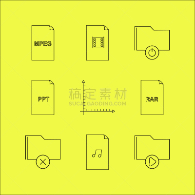轮廓,直的,活页夹,图标集,矢量,视频压缩标准,图表,图像,标志,石洞壁画