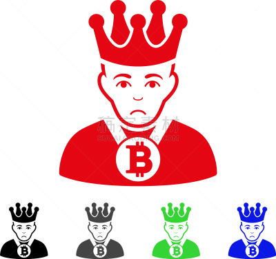 比特币,悲哀,计算机图标,银行业,商务,红色,不高兴的,图像