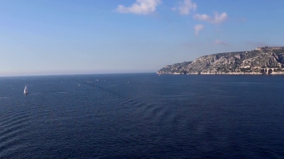 法国马赛法国里维埃拉海岸线
