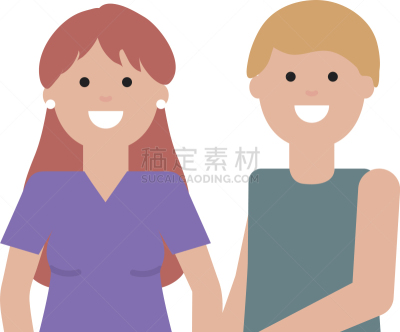 伴侣,性格,青年人,父母,女人,现代,女孩,酷,微笑