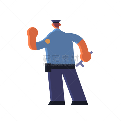 警官,停止手势,手牵手,男性,侦探,盗贼,职业,警长,专业人员,男人