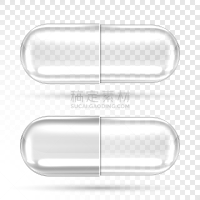 空的,药丸,胶囊,透明,矢量,健康保健,化学,背景分离,药
