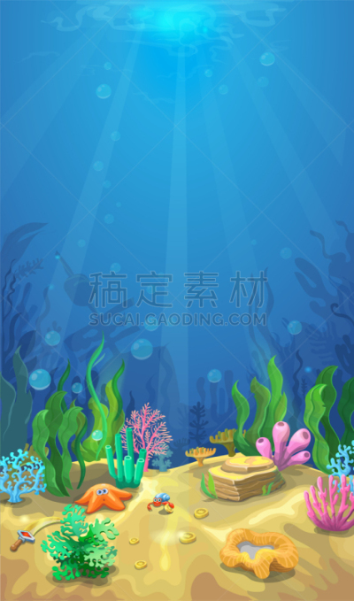 水下,地形,地球,鸡尾酒,深的,自然,图像,海洋,矢量,水