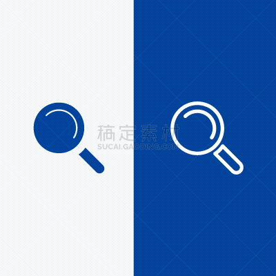 符号,图标,线条,固体,蓝色,视角,商务,焦点,搜寻,探索