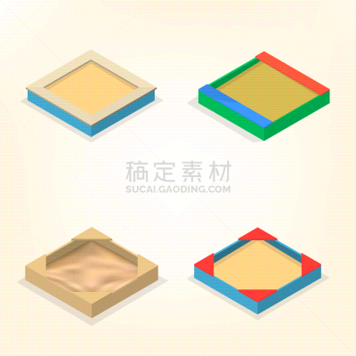 沙坑,分离着色,图像,座位,公园,矢量,儿童,童年,标志,休闲
