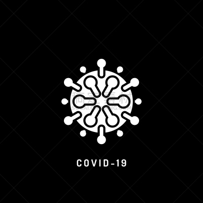 日冕形病毒,2019,瘟疫,计算机图标,现代,极简构图,虫害的突然蔓延,18岁到19岁,警告标志,药