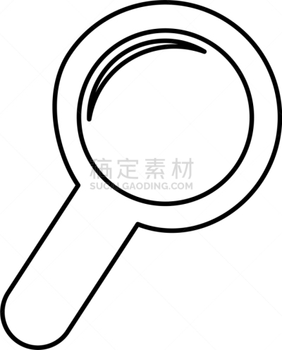小型放大镜,放大镜,分离着色,白色,焦点,图像,矢量,搜索引擎,探索,搜寻