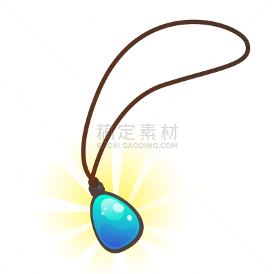 项坠,青绿色,分离着色,黄色,自然,闪亮的,图像,原始主义,眼泪,装饰