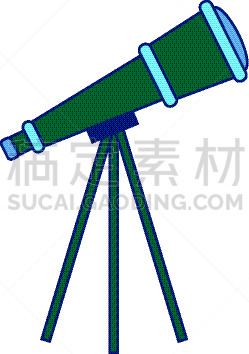 分离着色,白色,望远镜,三脚架,铬合金,里面,图像,显现,排列,设计