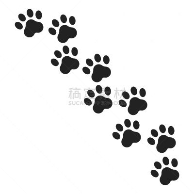 爪印,动物,狗,猫,计算机图标,疤,轮廓,脚印,援救