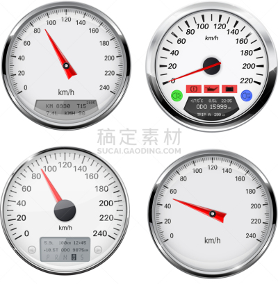 汽车,速度计,量表,仪表板,分离着色,白色,计量器,测量工具,铬合金