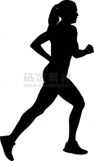 慢跑,女孩,田径运动员,白色,人,运动,通道地毯,鞋子,白色人种,女人